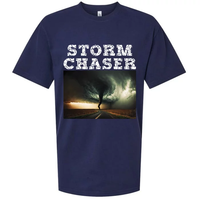 Storm Chaser Tornado Picture Meteorologist Weather Sueded Cloud Jersey T-Shirt