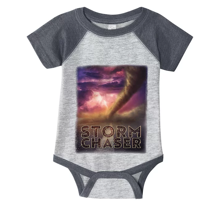 Storm Chaser Tornado Picture Weather Meteorologist Infant Baby Jersey Bodysuit