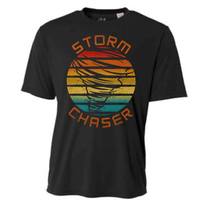 Storm Chaser Tornado Meteorology Meteorologist Weatherman Cooling Performance Crew T-Shirt