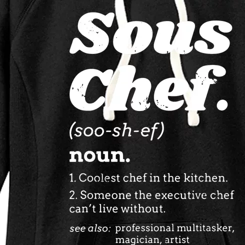 Sous Chef T Funny Definition Women's Fleece Hoodie