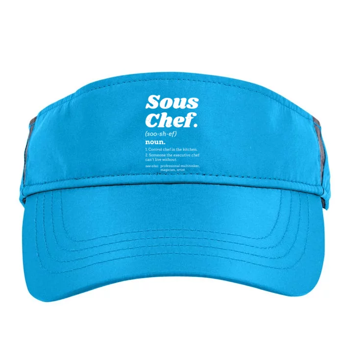 Sous Chef T Funny Definition Adult Drive Performance Visor