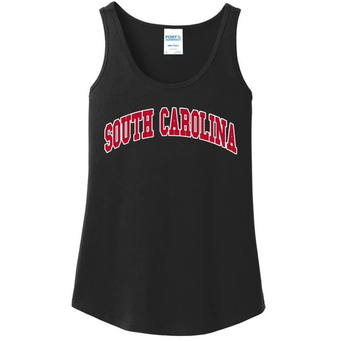 South Carolina Throwback Design Classic Ladies Essential Tank