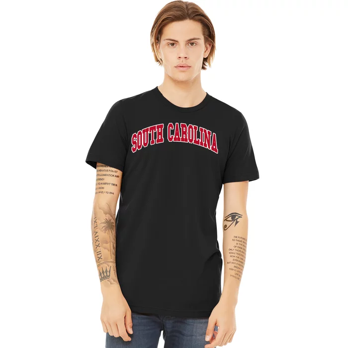 South Carolina Throwback Design Classic Premium T-Shirt