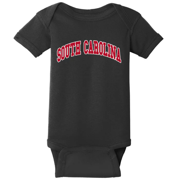 South Carolina Throwback Design Classic Baby Bodysuit