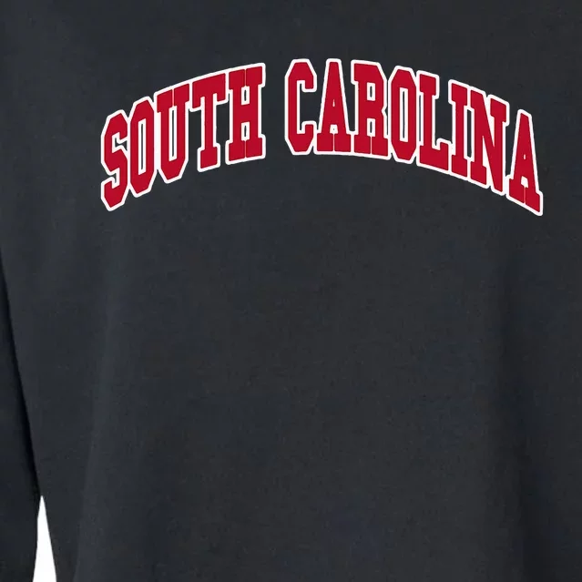 South Carolina Throwback Design Classic Cropped Pullover Crew