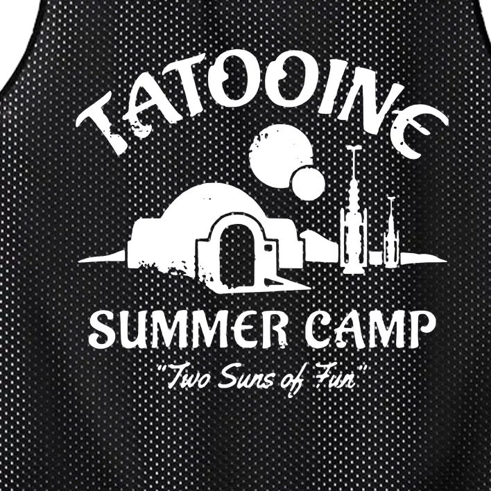 Summer Camp Two Suns Of Fun Mesh Reversible Basketball Jersey Tank