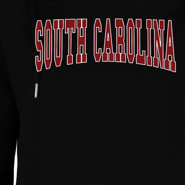 South Carolina Throwback Design Classic Womens Funnel Neck Pullover Hood