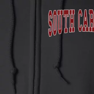 South Carolina Throwback Design Classic Full Zip Hoodie