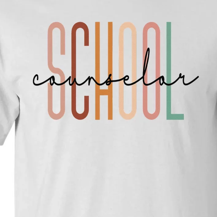 School Counselor Teacher Counseling Office School Guidance Tall T-Shirt