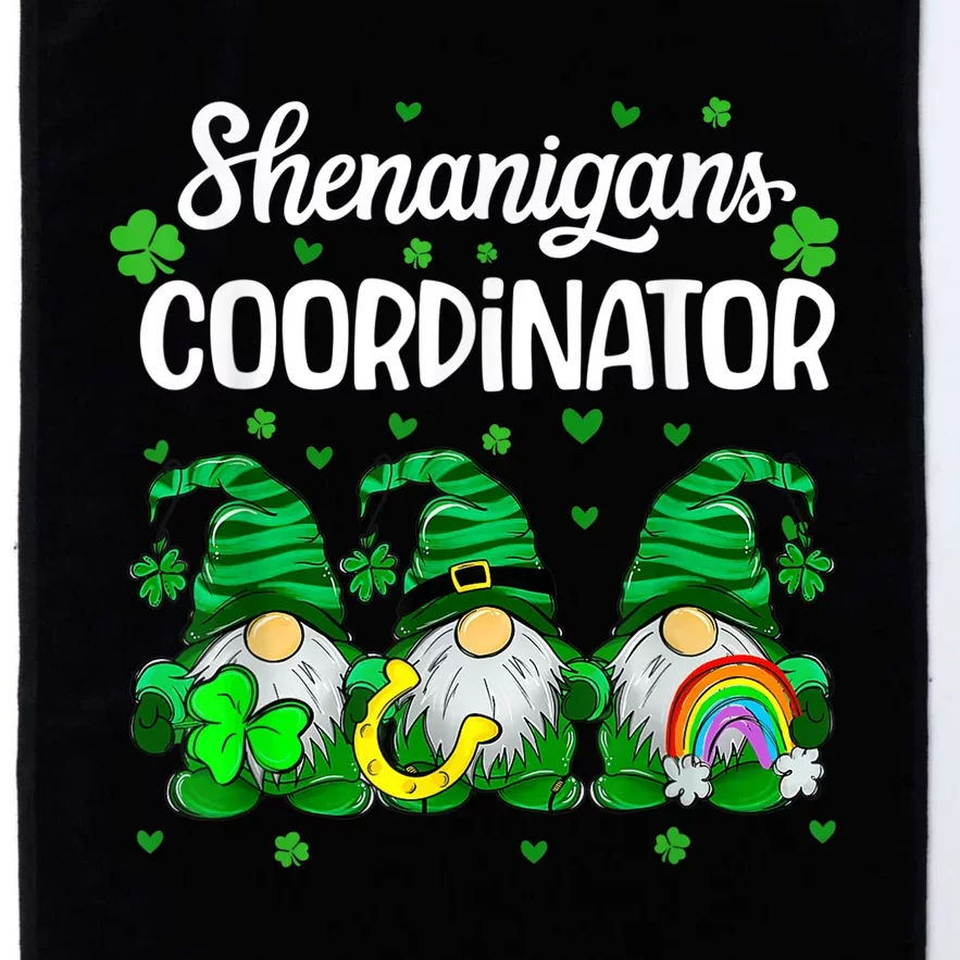 Shenanigans Coordinator Teachers St. Patricks Day Gnomes Platinum Collection Golf Towel