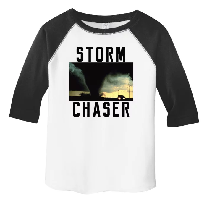 Storm Chaser Tornado Picture Weather Meteorologist Toddler Fine Jersey T-Shirt