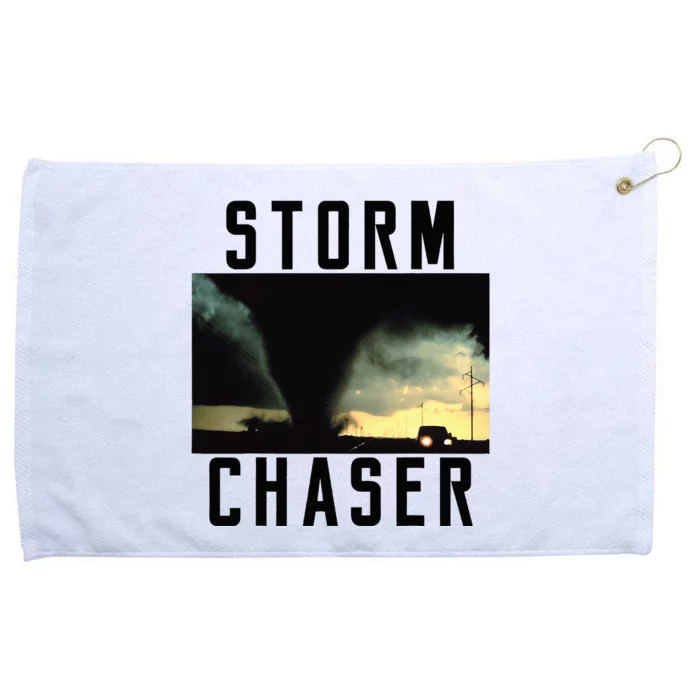 Storm Chaser Tornado Picture Weather Meteorologist Grommeted Golf Towel