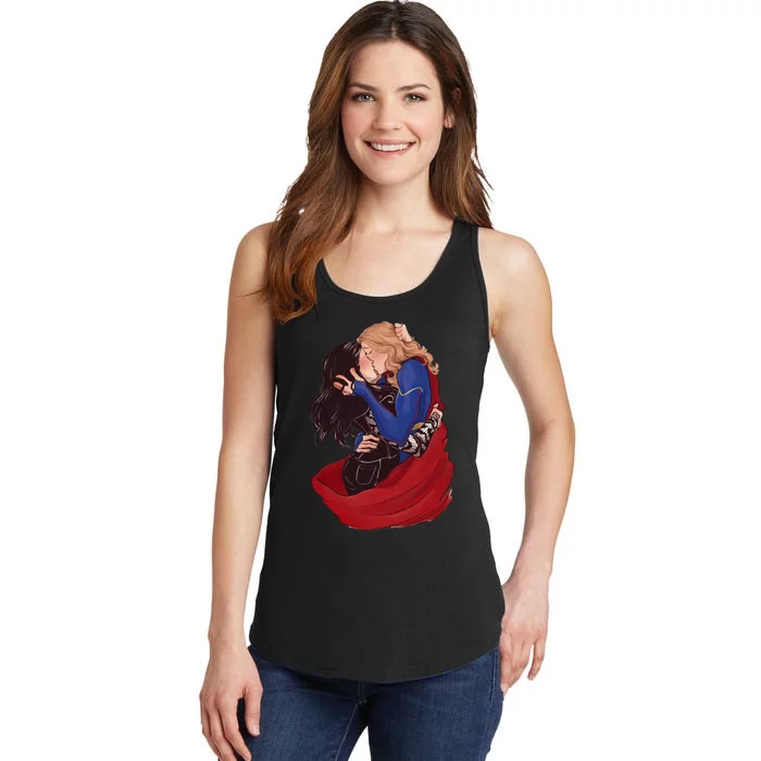 Supercorp Cry The Kissed Goddamnit Ladies Essential Tank