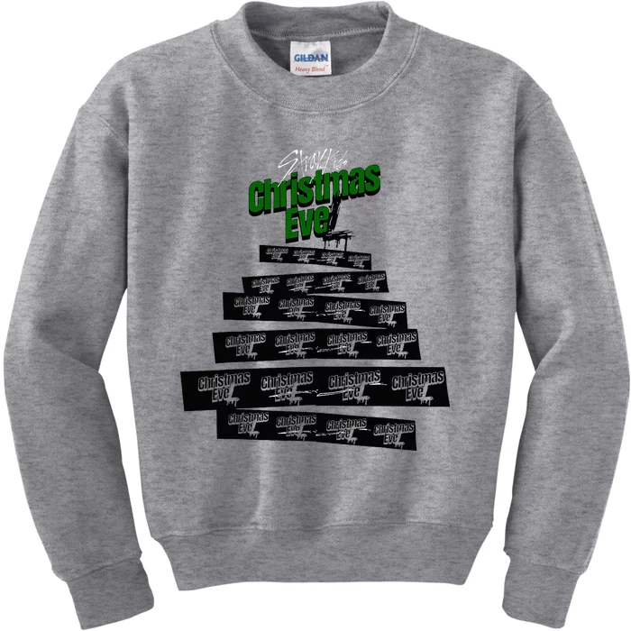 Stray Christmas Tree Evel Music Band Lover Kids Sweatshirt