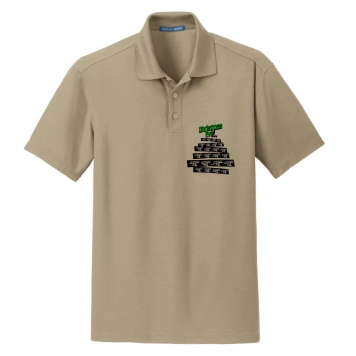 Stray Christmas Tree Evel Music Band Lover Dry Zone Grid Performance Polo