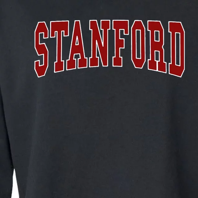 S.T.A.N.F.O.R.D California Throwback Design Classic Cropped Pullover Crew