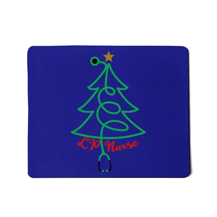 Stethoscope Christmas Tree Lp Nurse Xmas Lpn Gift Mousepad