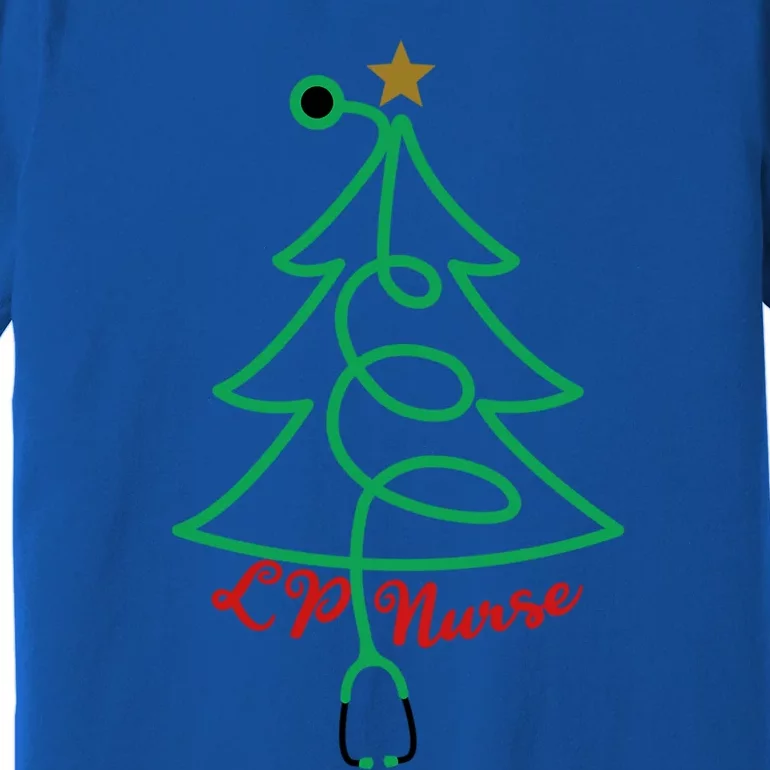 Stethoscope Christmas Tree Lp Nurse Xmas Lpn Gift Premium T-Shirt