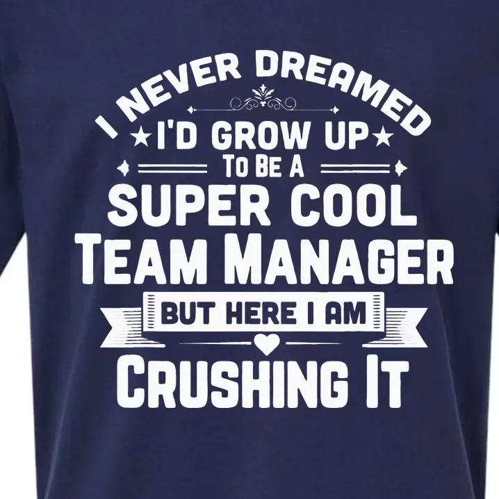 Super Cool Team Manager Sueded Cloud Jersey T-Shirt