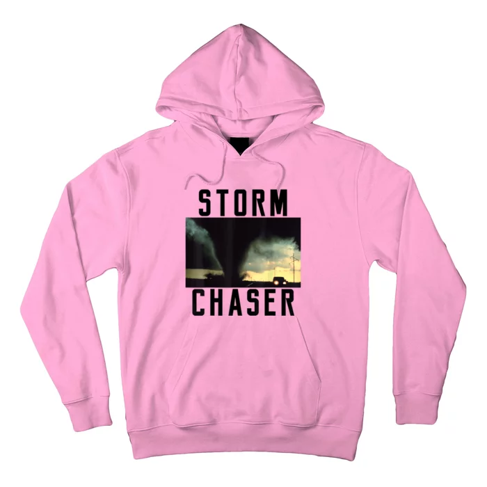 Storm Chaser Tornado Picture Gift Weather Meteorologist Gift Hoodie