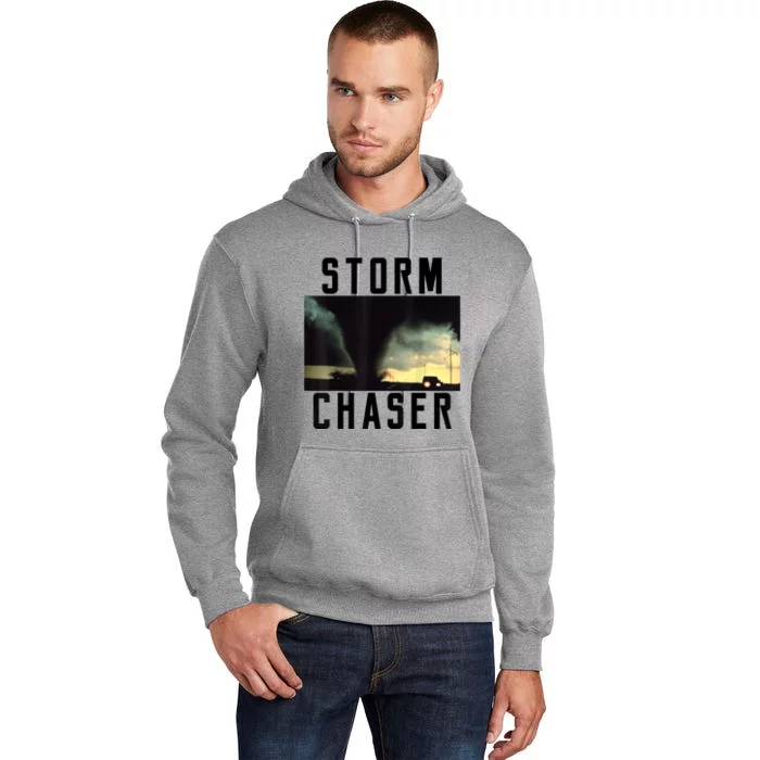 Storm Chaser Tornado Picture Gift Weather Meteorologist Gift Tall Hoodie