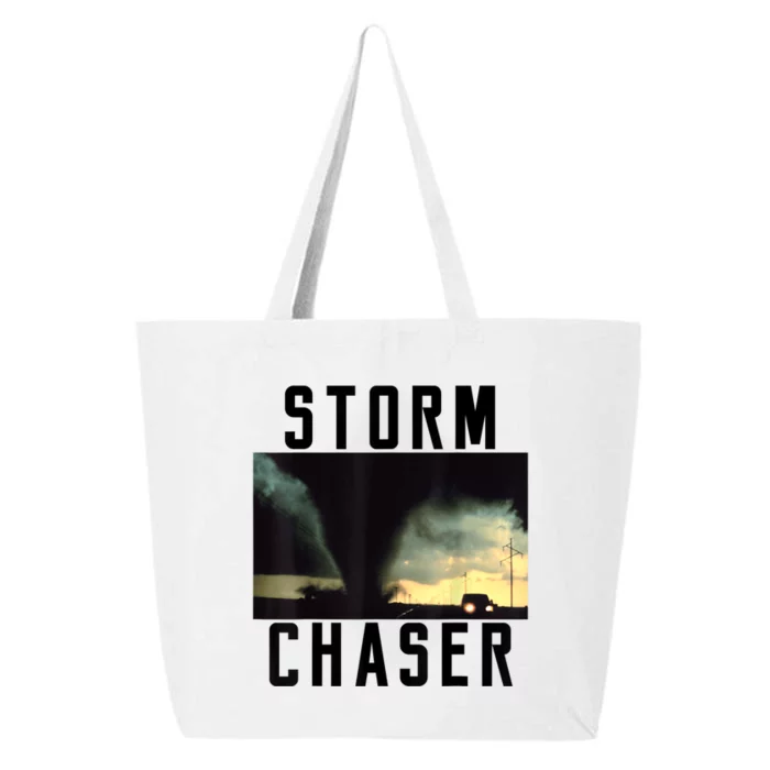 Storm Chaser Tornado Picture Gift Weather Meteorologist Gift 25L Jumbo Tote