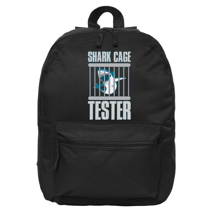 Shark Cage Tester 16 in Basic Backpack