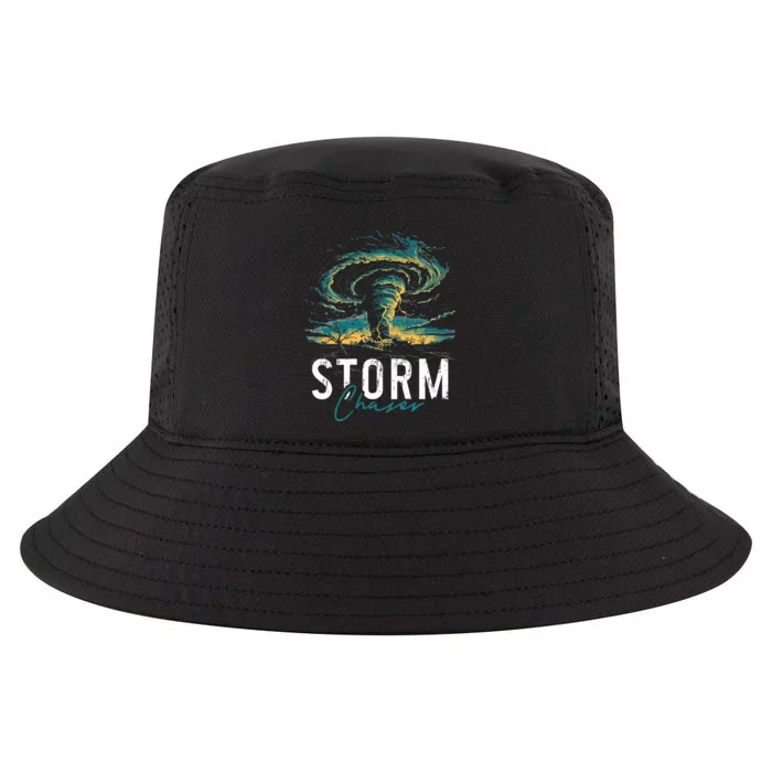 Storm Chasing Tornado Chaser Meteorologist Meteorology Cool Comfort Performance Bucket Hat