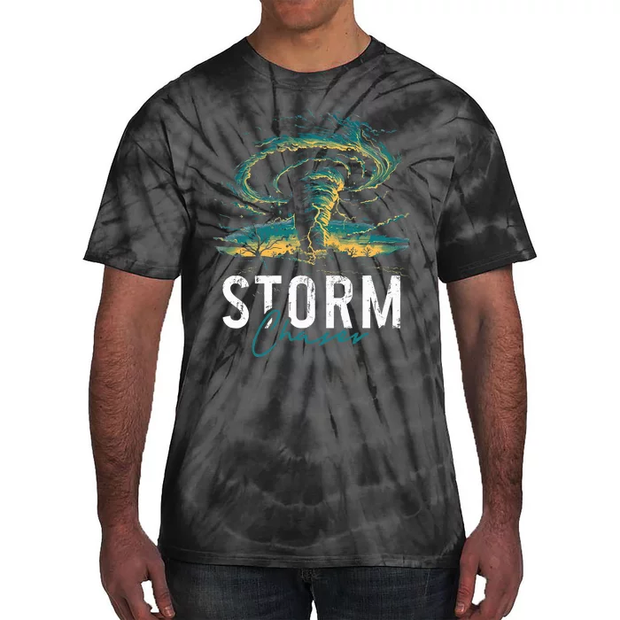 Storm Chasing Tornado Chaser Meteorologist Meteorology Tie-Dye T-Shirt