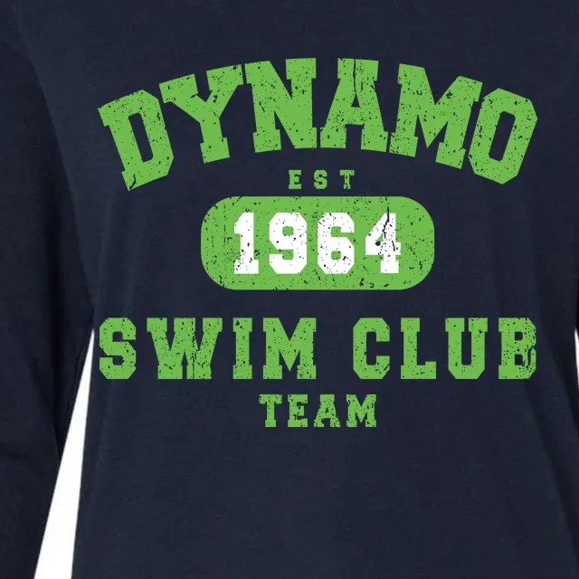 Swim Club Team 1964 Womens Cotton Relaxed Long Sleeve T-Shirt