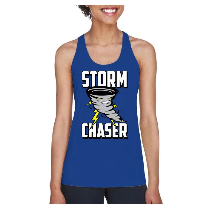 Storm Chaser Tornado Women's Racerback Tank