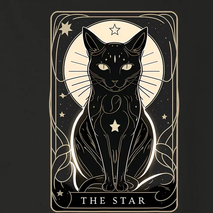 Star Cat Tarot Card For Tarot Cat Lovers Toddler Long Sleeve Shirt