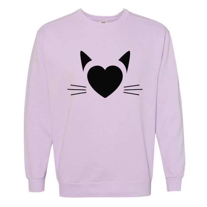 Siamese Cat. Thai Siamese Black Cats Lover Garment-Dyed Sweatshirt