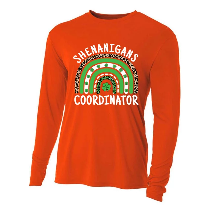 Shenanigans Coordinator Teacher St Patricks Day Shamrock Great Gift Cooling Performance Long Sleeve Crew