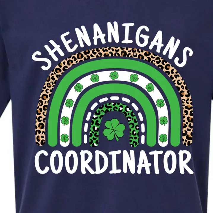 Shenanigans Coordinator Teacher St Patricks Day Shamrock Great Gift Sueded Cloud Jersey T-Shirt