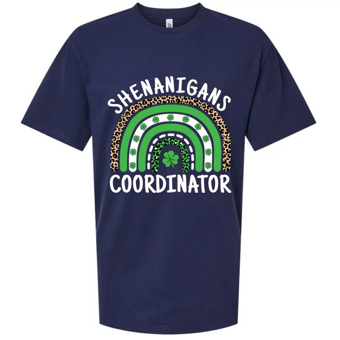 Shenanigans Coordinator Teacher St Patricks Day Shamrock Great Gift Sueded Cloud Jersey T-Shirt