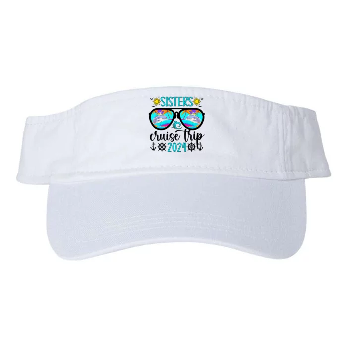 Sisters Cruise Trip 2024 Vacation Travel Sisters Cruising Valucap Bio-Washed Visor