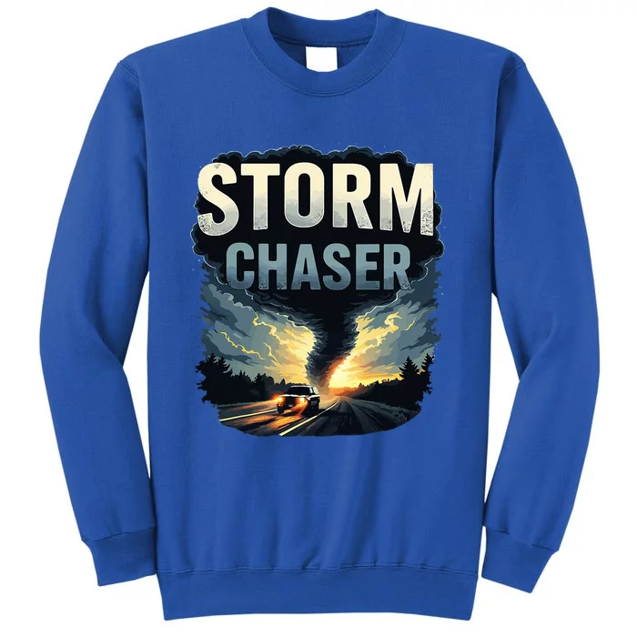 Storm Chaser Tornado Picture Weather Meteorologist Tall Sweatshirt