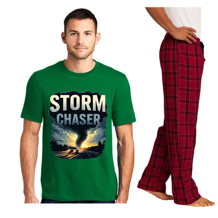 Storm Chaser Tornado Picture Weather Meteorologist Pajama Set