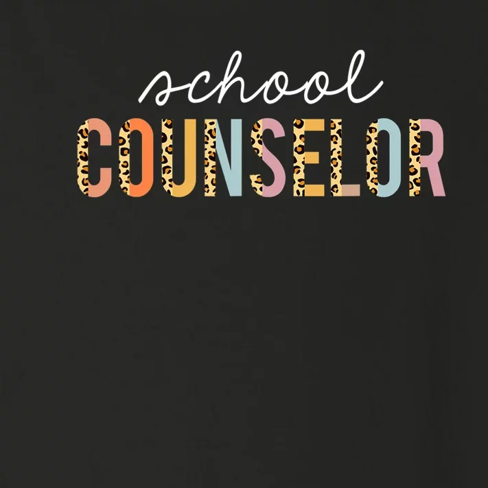 School Counselor Teacher Funny Rainbow Lover Back To School Toddler Long Sleeve Shirt