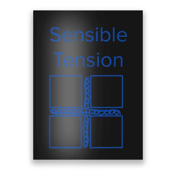 Sensible Cube Tension Merch Poster