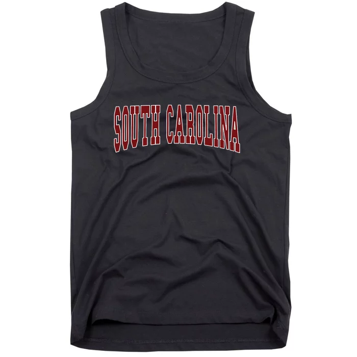 South Carolina Throwback Design Classic Tank Top