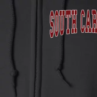 South Carolina Throwback Design Classic Full Zip Hoodie