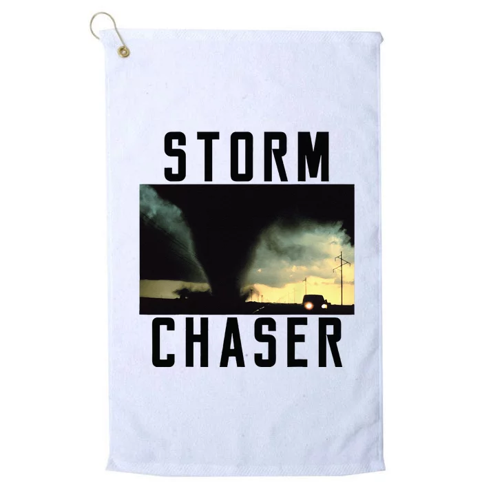 Storm Chaser Tornado Picture Weather Meteorologist Platinum Collection Golf Towel