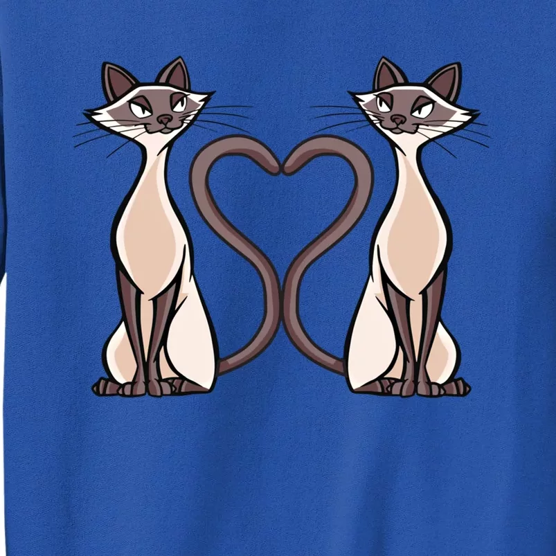 Siamese Cat Twins Gift For Siamese Cat Breed Owner Gift Tall Sweatshirt