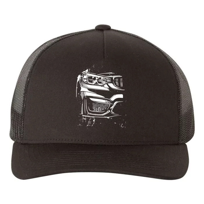 Sports Car Tuning Automotive Yupoong Adult 5-Panel Trucker Hat