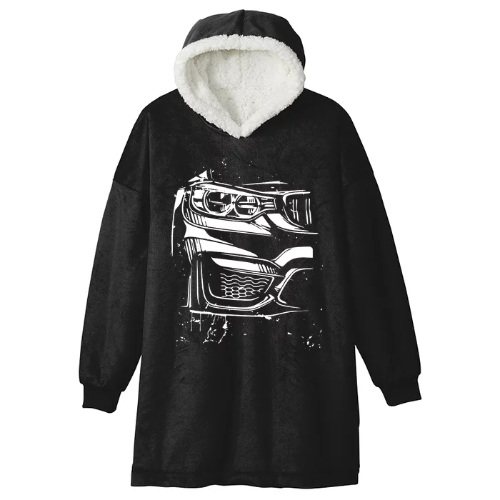 Sports Car Tuning Automotive Hooded Wearable Blanket