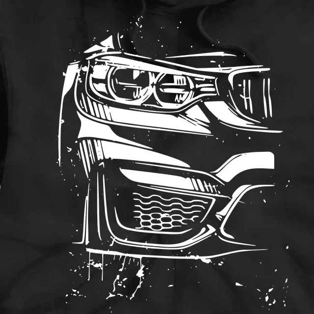 Sports Car Tuning Automotive Tie Dye Hoodie