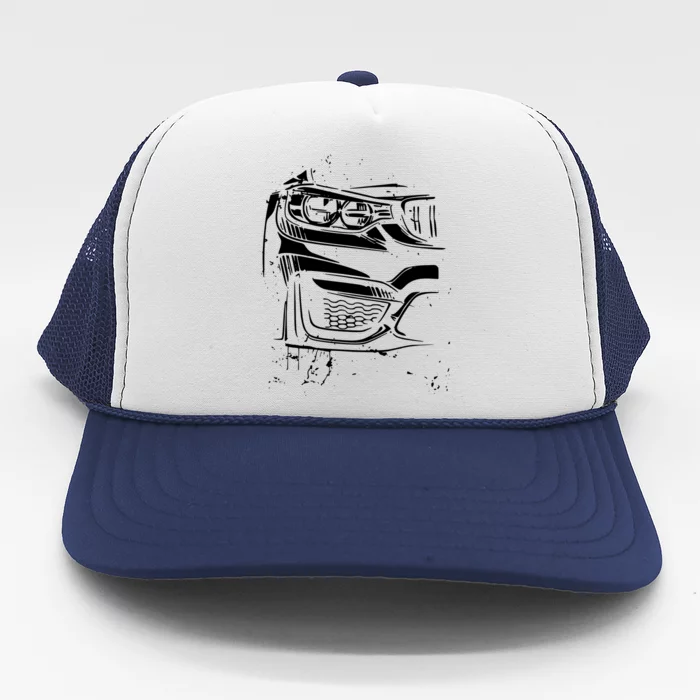 Sports Car Tuning Automotive Trucker Hat