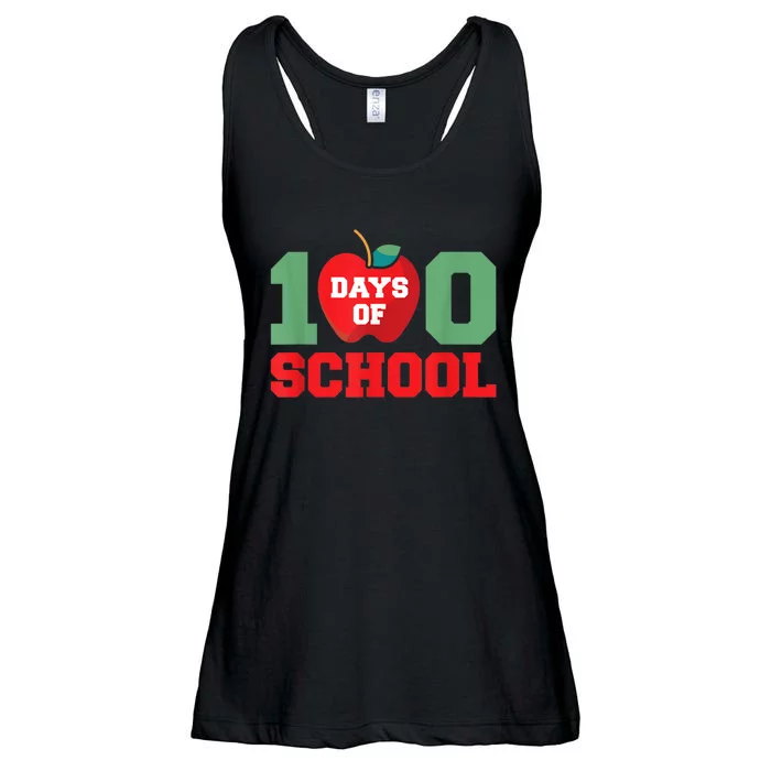 School Celebration Teacher Gift Happy 100th Day Of School Ladies Essential Flowy Tank